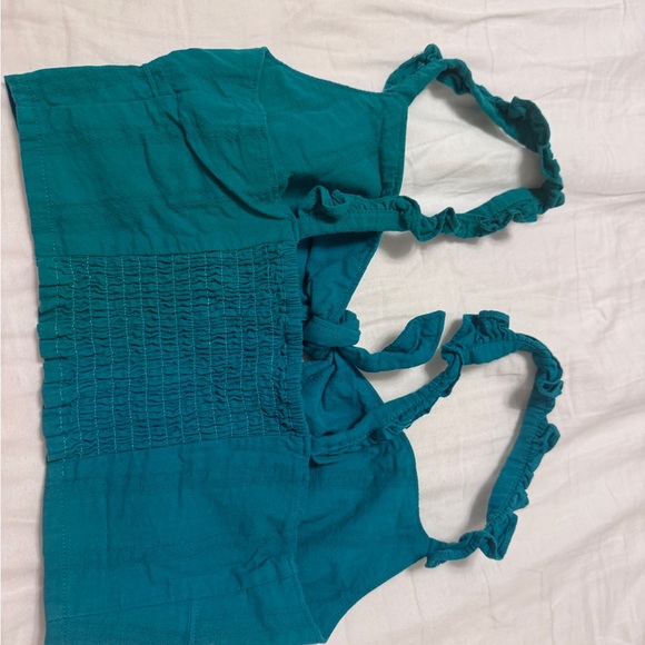 Express Turquoise Knotted Strap Top - Picture 4 of 7